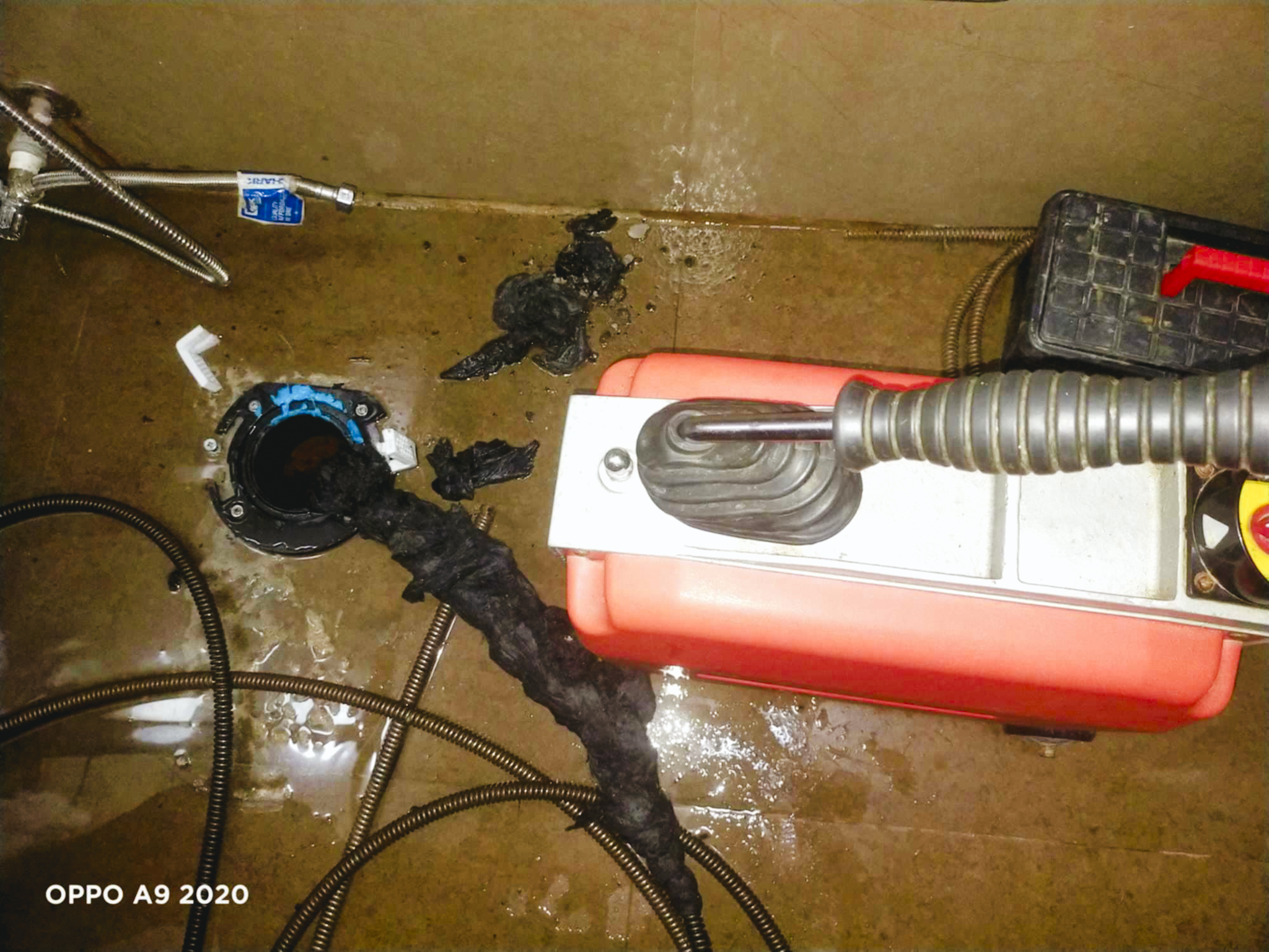 Malabanan High Pressure Plumbing Pipe Declogging Machine Process